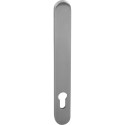 Exterior Cylinder Hole Plate PZ Without Handle Hole L&L White RAL 9016 per piece