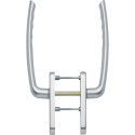 HOPPE Tokyo Double Cylinder Handle Silver F1 per piece