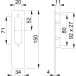 Cuvette Hoppe 420 pour châssis levant-coulissant RAL9016 blanche / pce