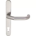 Rondo Half Lever Handle on Plate PZ92 Stainless Steel Square 9mm for Anti-Panic Lock per piece