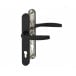 Greep+greep Hoppe New-York 92 PZ (plaat 3357N) zwart mat F9714M / pce
