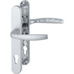 Hoppe New York 92 PZ Door Handle Set with Plate 3357N F1-2 per piece