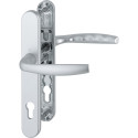 Hoppe New York 92 PZ Door Handle Set with Plate 3357N F1-2 per piece