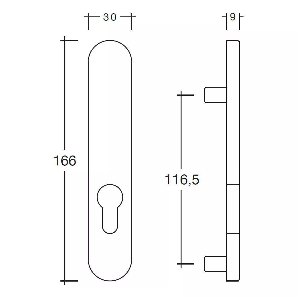 Inox Trifix veiligheidsrozet 72PZ...