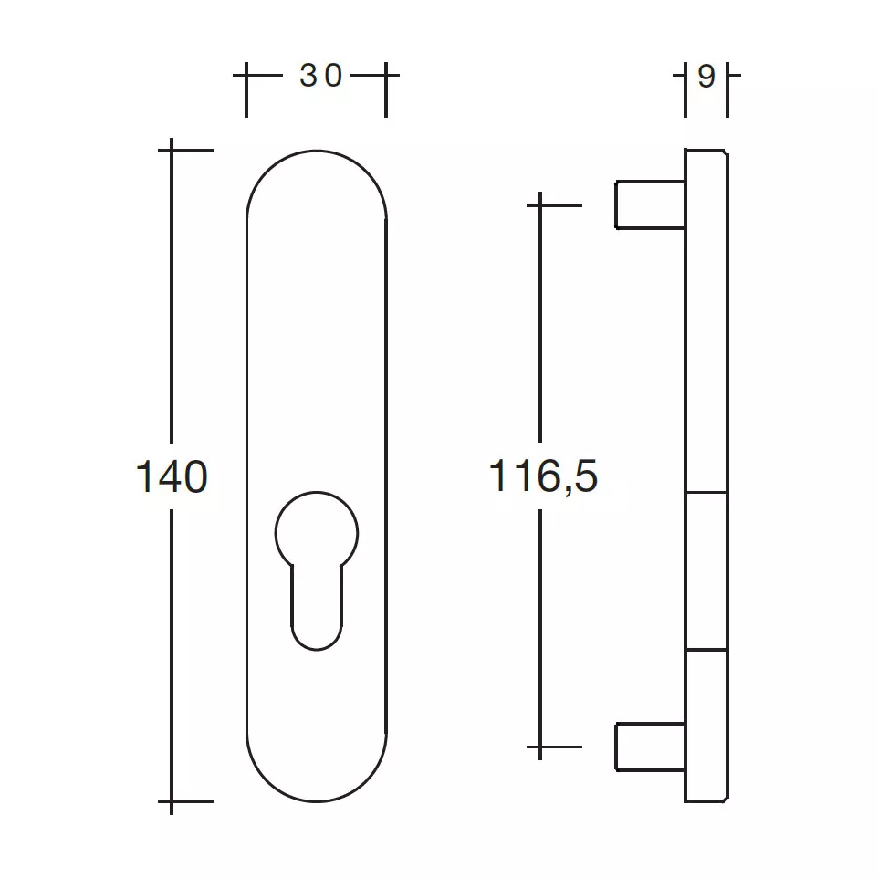 Stainless Steel Trifix Security Entry...