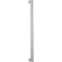 U-profiel deurgreep 40/40mm as=1800mm geborsteld roestvrij staal / pce