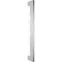 Tirant de porte U profil 40/21mm axe=1800mm inox brossé / pce