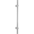 Tirant de porte T 2 barres Ø10mm 500/700mm inox brossé / pce