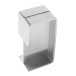 Square-R afgeronde schuifdeurgreep (40mm) roestvrij staal / pce