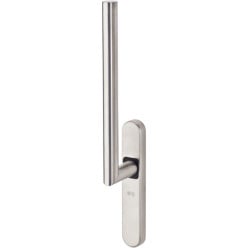 Poignée simple inox GU Forte sans PZ forme L-90° Ø20mm pour châssis levant-coulissants / pce