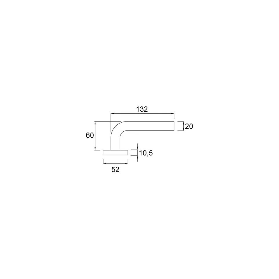 Round Rosette Door Escutcheon with PZ...