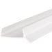 Plintprofiel 18mm PVC wit / 3.6m