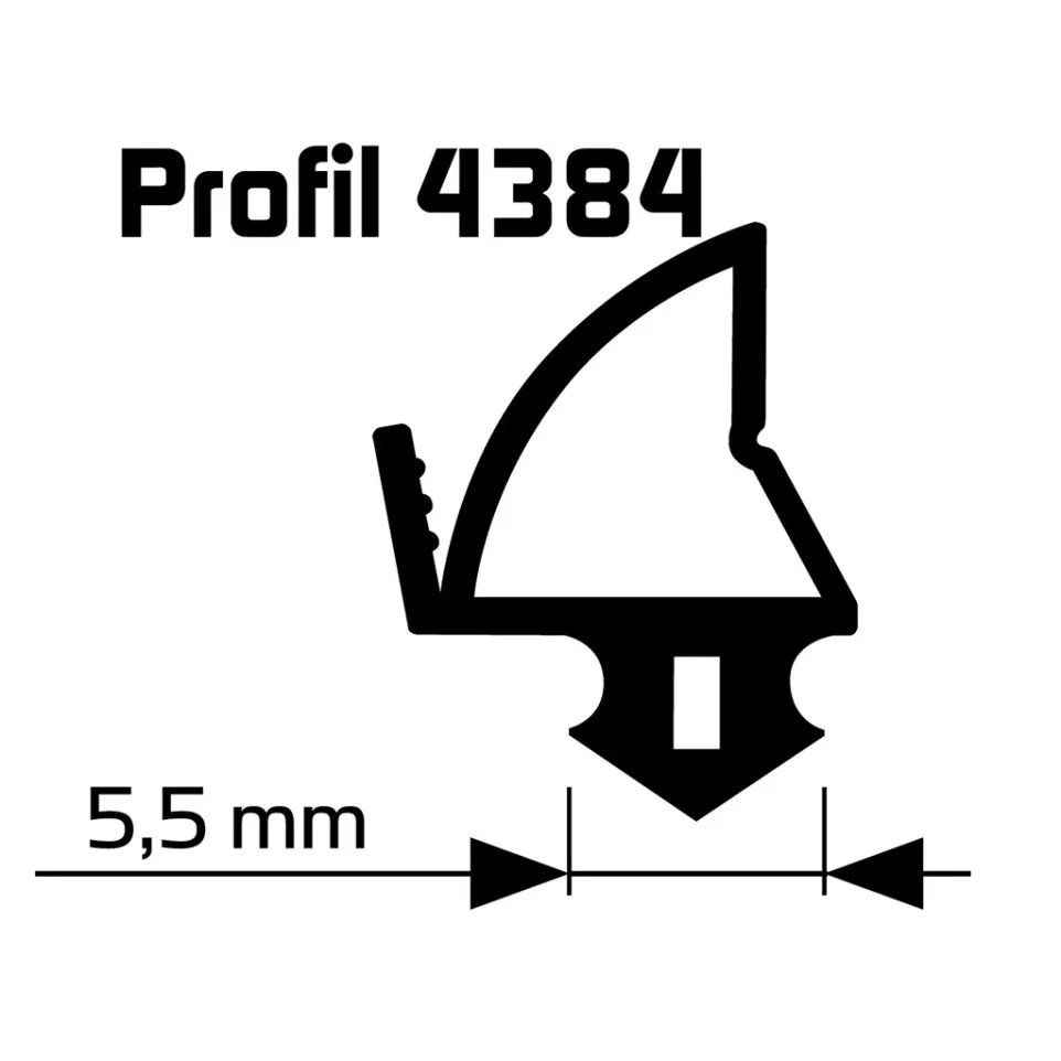 SP 4384 Black Window Seal for PVC...