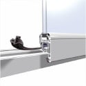 Joint d'étanchéité SP 4246 noir pour rénovation de fenêtres PVC / 25m