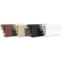 Universeal Modular Renovation Seal for Wooden Windows and Doors Black / 6.5m