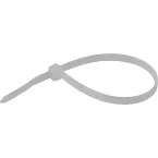 Kabelbinder 4.8 x 200 mm - Grijs / 100pce