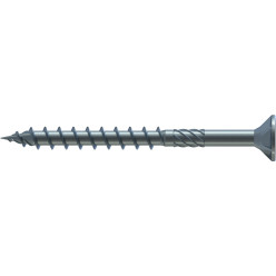 REISSER DNS plus wood screws, countersunk head, TX20, zinc plated, partial thread, 5 x 100 mm, 200 pcs