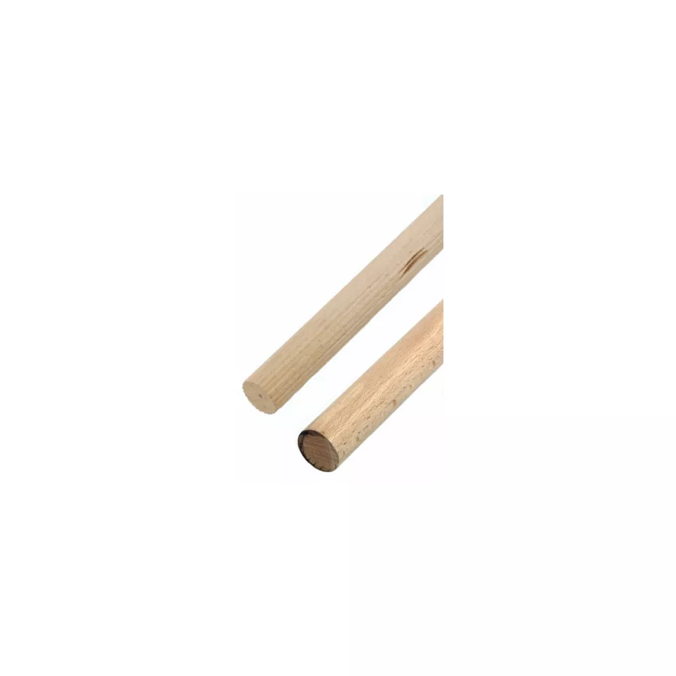 Grooved Wooden Dowel Bar Ø20mm per piece