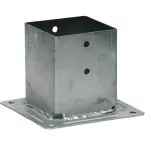 Bolt Down Post Base 90x90mm per piece