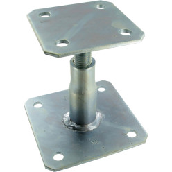 Verstelbare paalvoet 100x150mm / pce