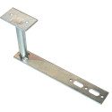 Verstelbare voet onder schuifframe met hoogteverstelling van 110 tot 180 mm / Pce