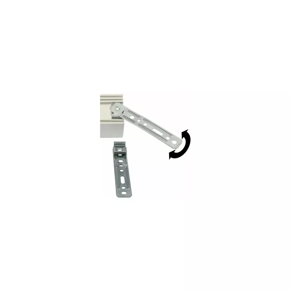 Mounting bracket for movable PVC...