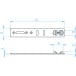 Schüco aluminium chassis turning bracket 155x30x2mm / 250pcs