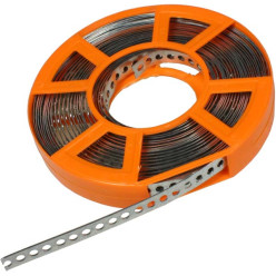 Spit Perforated Mounting Strip 12mm Width / 10m