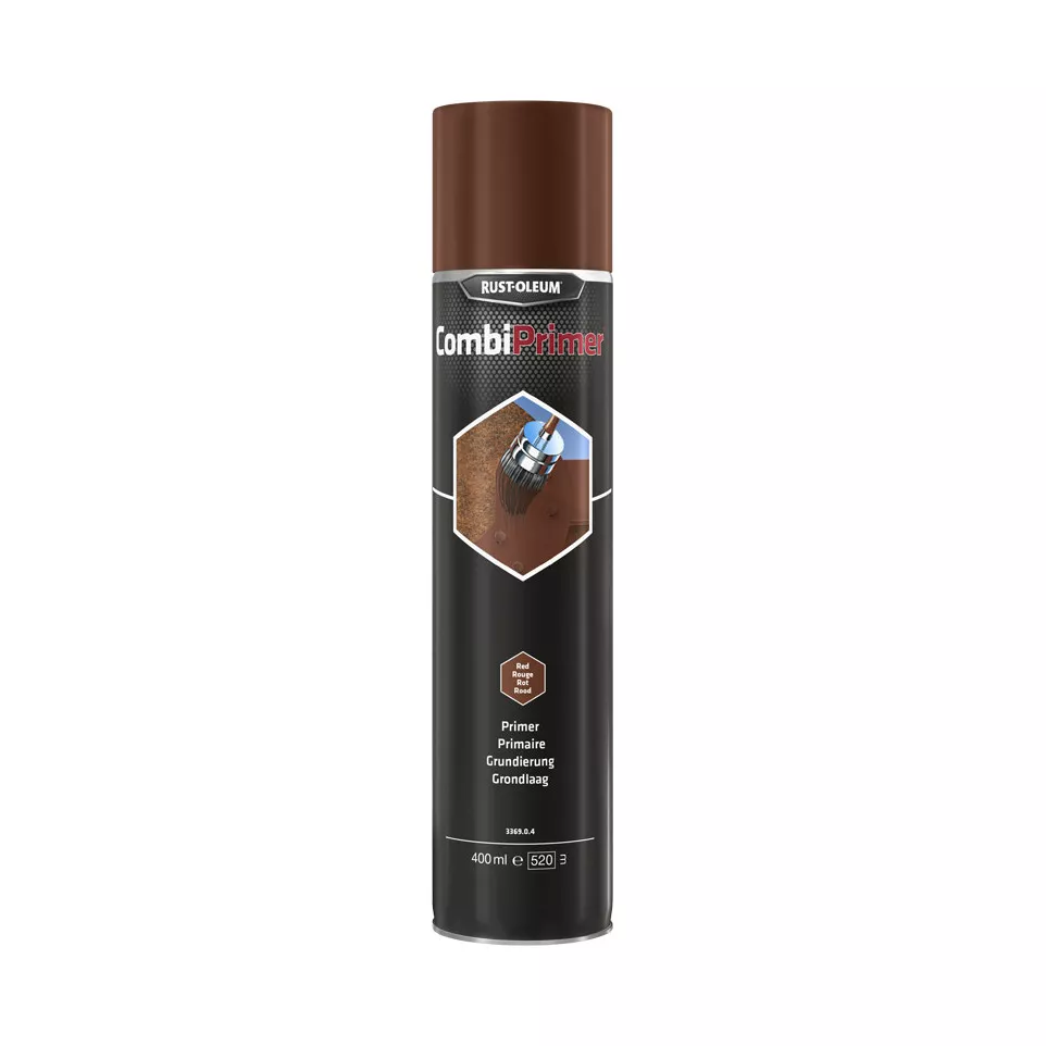 Primaire antirouille rouge en spray...