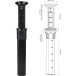 Zwarte automatische Lift Box stopcontact 3 stopcontacten + 2 USB A + inductielader / pce