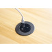 Easy-Eject Built-In Power Outlet Ø60mm 1 Socket plus USB-C Black per piece