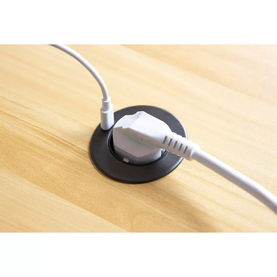 Easy-Eject Built-In Power Outlet...