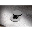 Spiny Multicharger Ø60mm 1 stopcontact + 1 USB-A + 1USB-C zwart / pce