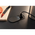 Push-Slidy stopcontact Ø60mm 1 stopcontact+1 USB-A zwart / pce