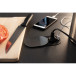 Push-Slidy stopcontact Ø60mm 1 stopcontact+1 USB-A zwart / pce