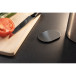 Push-Slidy stopcontact Ø60mm 1 stopcontact+1 USB-A zwart / pce