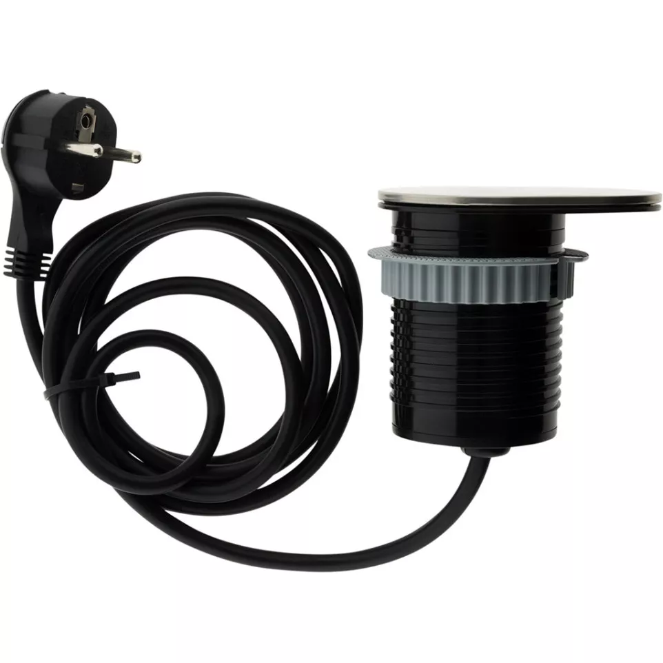 Push-Slidy 60mm Built-in Socket with...