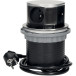 Push-GIRO werkbladcontactdoos Ø100mm 3 stopcontacten+1 USB-A+1 USB-C roestvrij staal / pce