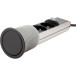 Prise à encastrer Push-UP Ø60mm 3 prises + USB A + USB C noir mat / pce