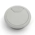 Light Grey PVC Cable Grommet 60mm Diameter per piece
