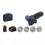 Set meuleuse Bosch Ø 76mm + set accessoires / pce