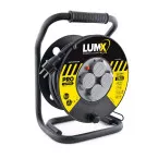 Enrouleur câble 3x2,5 25m néoprène 4 prises IP44 / pce