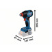 Bosch Click & go GDX 18V-210 C slagschroevendraaier / schroevendraaier (zonder accu en lader) / pce