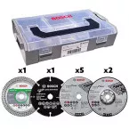 Set de disques pour meuleuse  Bosch Ø76mm en mini L-Boxx / pce