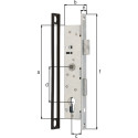 Serrure à larder pour tube métallique, 72PZ / pce
