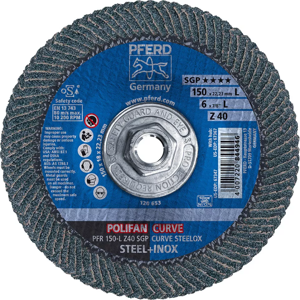Disque Polifan PFR SGP CURVE STEELOX...