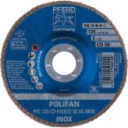 Disque Polifan PFC CO-FREEZE SG Inox Ø 125mm - grain 050 / pce