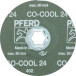 PFERD CC-FS CO-COOL Fiber Disc 125mm Grit 120 for Wood, Steel, Stainless Steel, Aluminum per piece