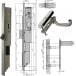 Escutcheon and Lever Handle Set A1 SEH-17 for Electric Locks B&B Locks A1 Basic HA and HX Model per piece
