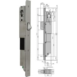 B&B Locks A1 Basic 30 SX Electric Lock Release per piece